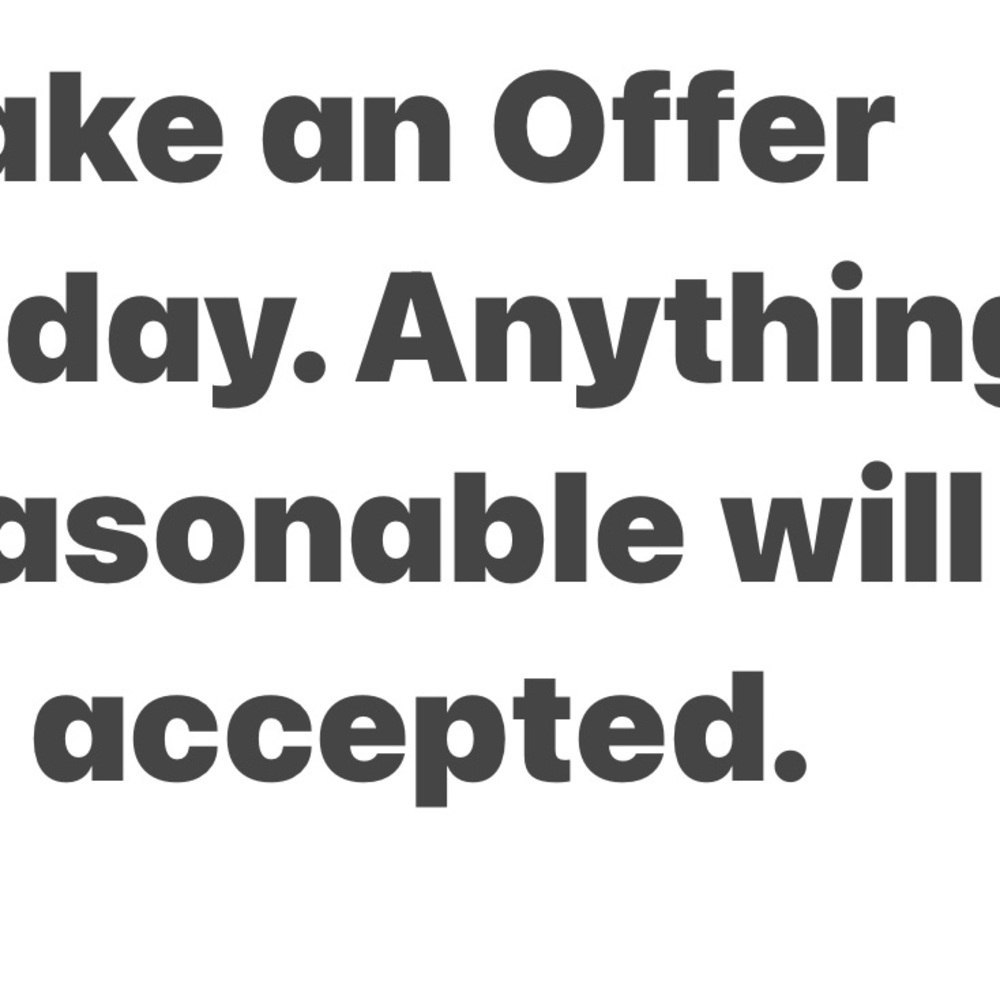 Make an Offer Text Graphic
